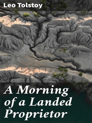 cover image of A Morning of a Landed Proprietor